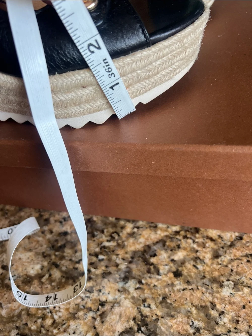Coach Electra espadrille high wedge sandals